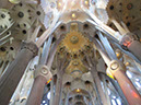 Interiér-Sagrada Familia